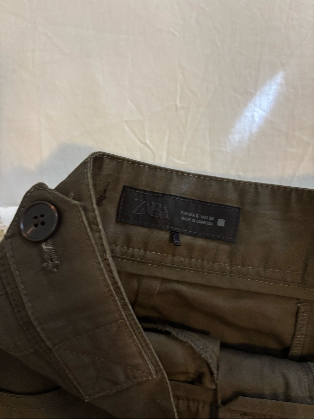 ZARA Barrel Work Pants - Picture 4 of 5